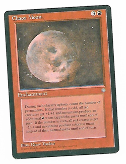Magic the Gathering ~ MTG ~ 1x Chaos Moon ~ ICE AGE ~ M/NM - Image 1