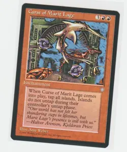 Magic the Gathering ~ MTG ~ 1x Curse of Marit Lage ~ ICE AGE ~ M/NM - Image 1