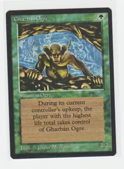 Magic the Gathering ~ MTG ~ 1x Ghazban Ogre ~ M/NM ~ Arabian Nights - Image 1