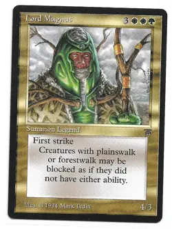 Magic the Gathering ~ MTG ~ 1x Lord Magnus ~ LEGENDS ~ M/NM - Image 1