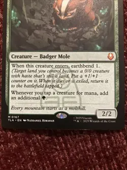 Badgermole Cub - Avatar: The Last Airbender (Set#: 0167) Regular Mythic MTG NM - Image 3
