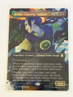 Azula, Cunning Usurper Borderless Avatar: The Last Airbender Foil 303 - Image 1