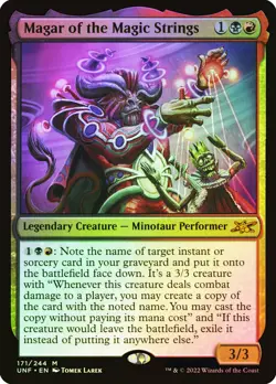 MTG FOIL Magar of the Magic Strings - Unfinity #171 - Image 1