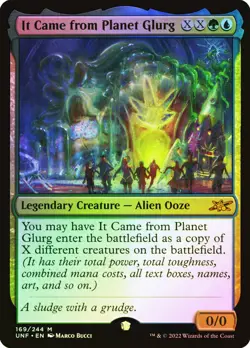 MTG FOIL It Came From Planet Glurg - Unfinity #169 - Image 1