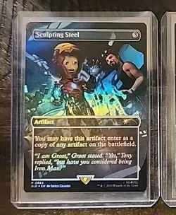 MTG - Sculpting Steel Foil & Sol Ring Non Foil - Secret Lair - Unplayed - Image 3