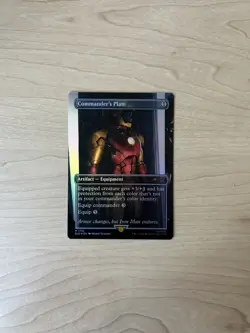 Commander's Plate (1733) - MTG FOIL - Secret Lair Drop Marvel SLD - NM - Image 1