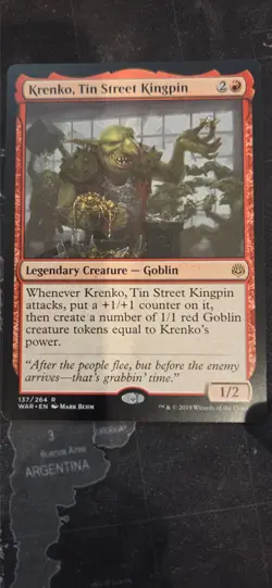MtG Krenko, Tin Street Kingpin WAR - Image 1