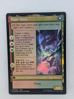 Terra Magical Adept Prerelease FOIL MTG Magic Gathering FF Final Fantasy 6 VI - Image 2
