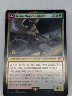 Terra Magical Adept Prerelease FOIL MTG Magic Gathering FF Final Fantasy 6 VI - Image 3