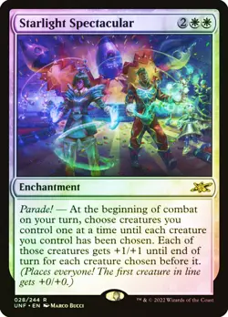 MTG FOIL Starlight Spectacular - Unfinity #028 - Image 1