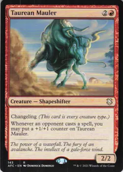 MTG Taurean Mauler (143) | NM | Adv. Forgotten Realms {AFC} - Image 1