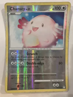 Chansey 76/123 Mysterious Treasures Reverse Holo Pokemon Card TCG - Image 1