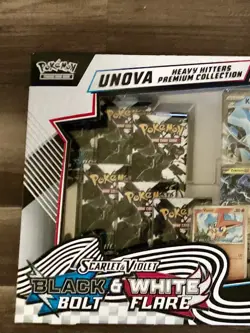 POKEMON ⭐ UNOVA ⭐ Heavy Hitters Premium Collection Costco Exclusive -sealed- B&W - Image 3