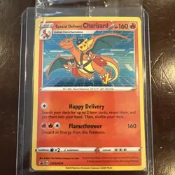 Pokemon TCG Special Delivery Charizard SWSH075 Holo Black Star Promo Sealed - Image 1