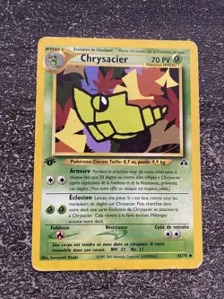CHRYSACIER UNCO - POKEMON 42/75 1ST NEO DISCOVERY FR - Image 1