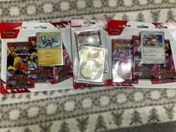 Pokemon Destined Rivals SV10 3-Pack Blister Set of 2 - Sealed - EEVEE blister - Image 1