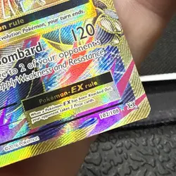2016 Pokemon XY Evolutions M Blastoise EX Full Art 102/108 - Image 4