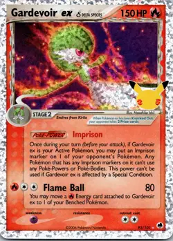 Pokemon Gardevoir ex (Delta Species) 93/101 Classic Collection NM - Image 1