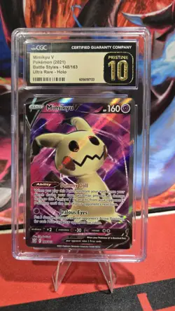 Pokemon Mimikyu V 148/163 Ultra Rare Battle Styles - CGC 10 PRISTINE - Image 1