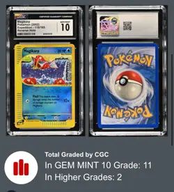 Pokemon Magikarp 118/165 Reverse Holo Expedition - CGC 10 - LOW POP - Image 3
