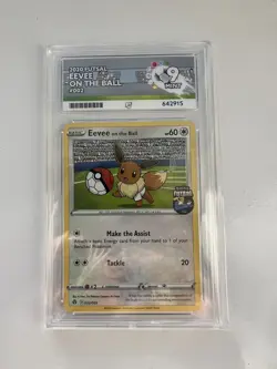 Pokemon TCG - Eevee on the Ball 002/005 - Futsal - Graded ACE 9 - Image 1