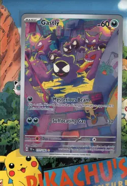 Pokemon TCG Gastly 177/162 SV05: Temporal Forces Holo NM/M 2 - Image 1