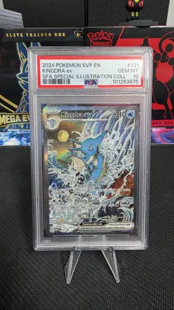 2024 POKEMON SVP EN-SV BLACK STAR PROMO #131 KINGDRA EX PSA 10 - Image 1