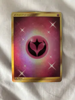 Pokemon Fairy Energy 169/147 Burning Shadows Gold Secret Rare Full Art Holo LP - Image 1
