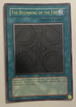Yu-Gi-Oh! PTDN-EN053 The Beginning of the End 1st Edition Ultimate Rare NM - Image 1