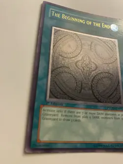 Yu-Gi-Oh! PTDN-EN053 The Beginning of the End 1st Edition Ultimate Rare NM - Image 2
