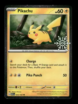 Pokemon Pikachu - (Holiday Calendar) Common Miscellaneous Cards & Products 025/ - Image 1