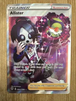 Allister - TG24/TG30 - Pokemon Astral Radiance Sword & Shield Full Art Card NM - Image 1
