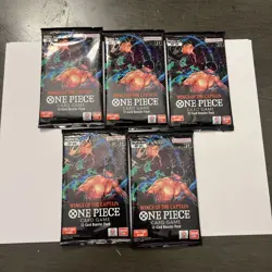5 Wings of The Captain Booster Pack One Piece Card Game OP-06 English Sealed OP6 - Image 1