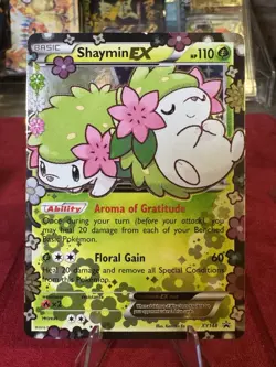Pokemon Card Shaymin EX XY148 XY Generations Ultra Rare Holo Promo NM 84 - Image 1