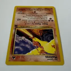 Moltres (21) Wizards Of The Coast Original Black Star Promo Pokemon Card LP - Image 3