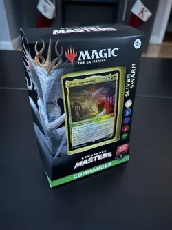 Magic the Gathering Precon Sliver Swarm Command Masters! Plus Two Sliver Cards - Image 1