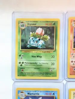 💎NM Base Set Pokemon Card Lot Starters 24/30/42/102 +60/64 Jungle Pikachu 1999 - Image 2