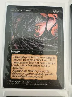 Hymn to Tourach - Magic The Gathering: Fallen Empires - Black 4 Card Lot - Image 2