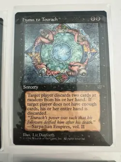 Hymn to Tourach - Magic The Gathering: Fallen Empires - Black 4 Card Lot - Image 3