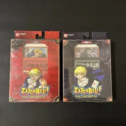 ZATCH BELL THE CARD BATTLE TCG STARTER SETS #1 & #2 TRADING CARDS - Image 1