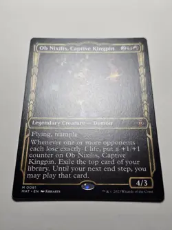 Ob Nixilis, Captive Kingpin (Showcase) MAT 91 NM mtg Magic Card flying trample - Image 2