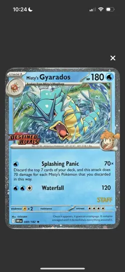 Pokemon TCG Destined Rivals Prerelease Staff Promo Cards [Sealed] - Image 3