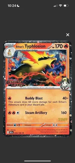 Pokemon TCG Destined Rivals Prerelease Staff Promo Cards [Sealed] - Image 4