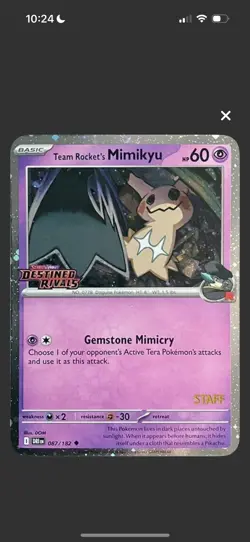 Pokemon TCG Destined Rivals Prerelease Staff Promo Cards [Sealed] - Image 5
