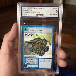 Tankmon st-81 Digimon Card Bandai Japanese Very Rare Purchased in Japan 1999 VF - Image 1