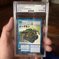 Tankmon st-81 Digimon Card Bandai Japanese Very Rare Purchased in Japan 1999 VF - Image 2