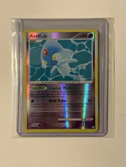 Pokemon TCG Azelf 4/123 Mysterious Treasures Reverse Holo Rare Card - NM! - Image 1