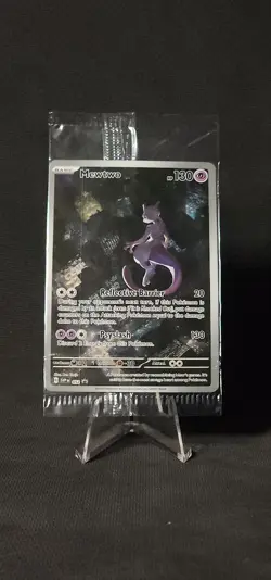 Pokemon Mewtwo 052 Sv: Scarlet & Violet Promo Cards Holo Sealed - Image 1