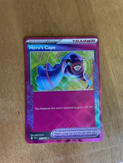 Hero's Cape - 152/162 - Pokemon Temporal Forces Ace Spec Rare Card NM - Image 1