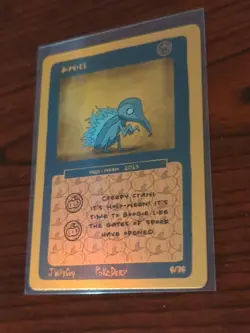 Pokederp Halloween Zombie Kwill Holo Cyndaquil 6/36 Custom Derpy Card - Image 2